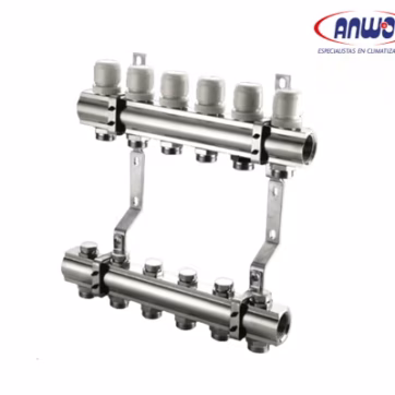 KIT COLECTOR CROMADO 1 HI-HI 5 VIAS EUROKONO 20 .